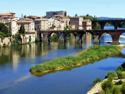 Town of Albi on the Aveyron River